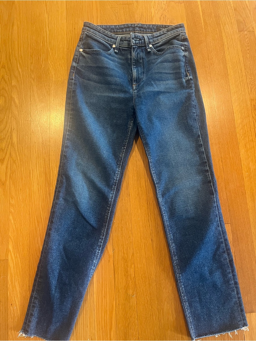 rag & bone Dark Blue Straight-Leg Women's Jeans